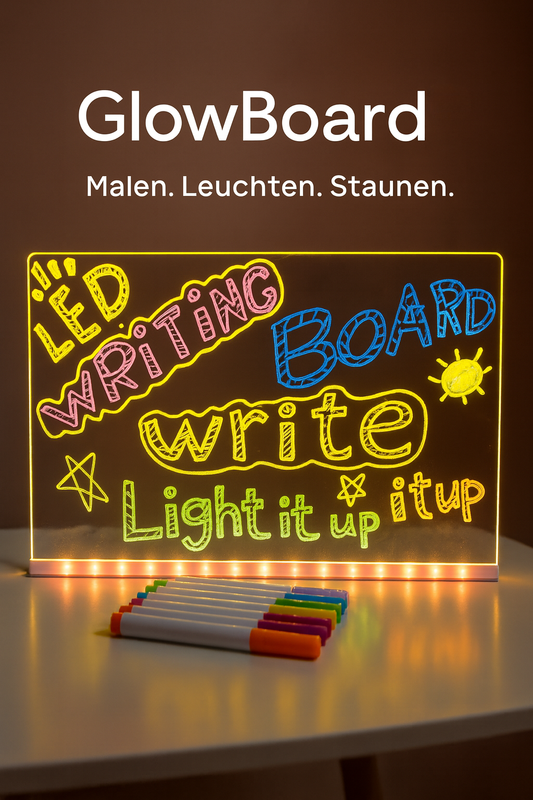 GlowBoard - Kreativität, die im Dunkeln strahlt