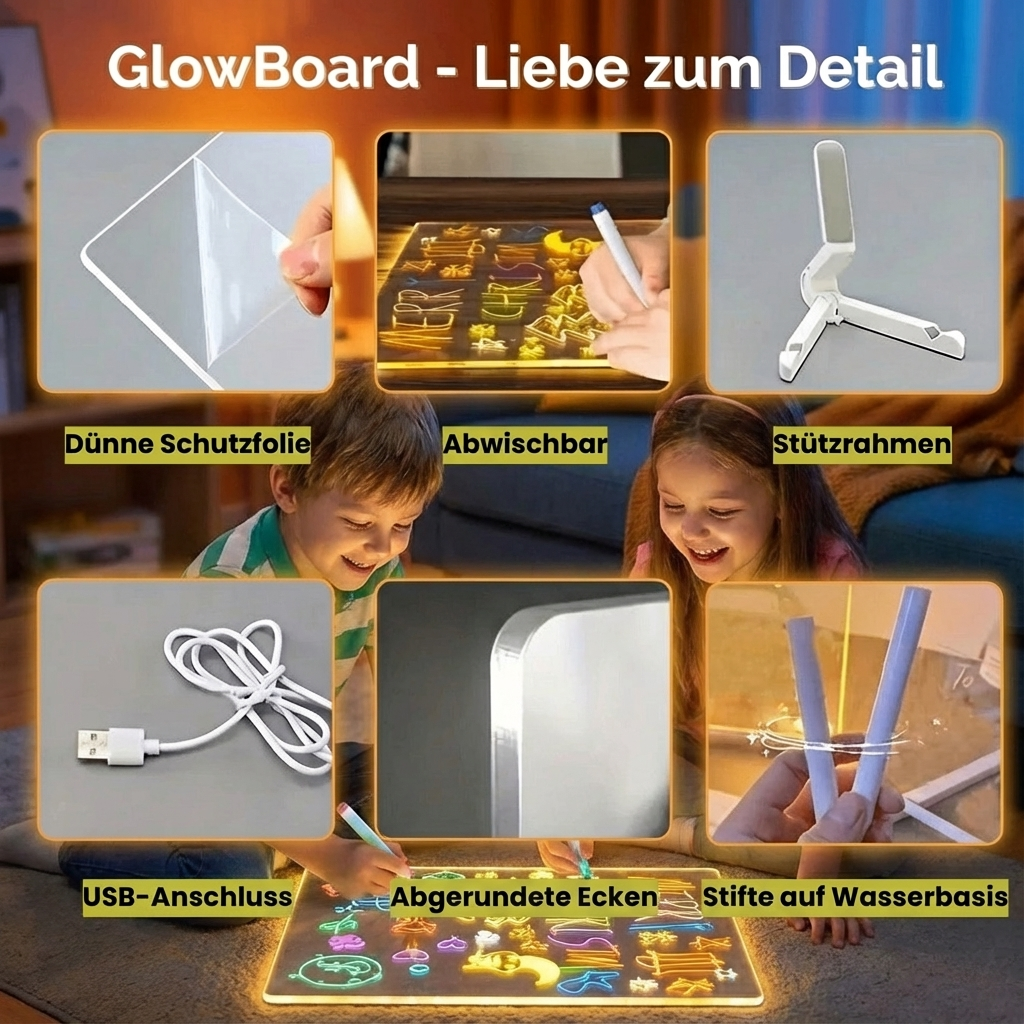 GlowBoard - Kreativität, die im Dunkeln strahlt
