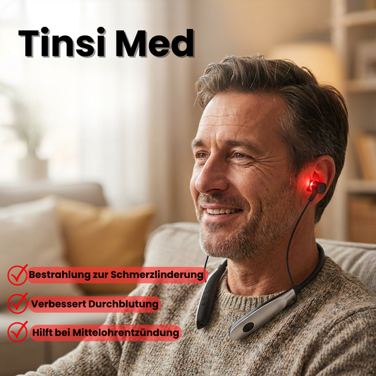 Tinsi Med – Sanfte Lasertherapie für Ohr und Nebenhöhlen.