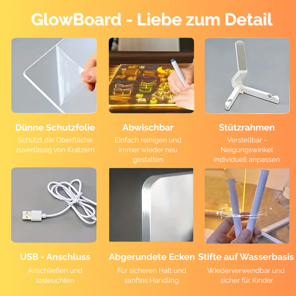 GlowBoard - Kreativität, die im Dunkeln strahlt