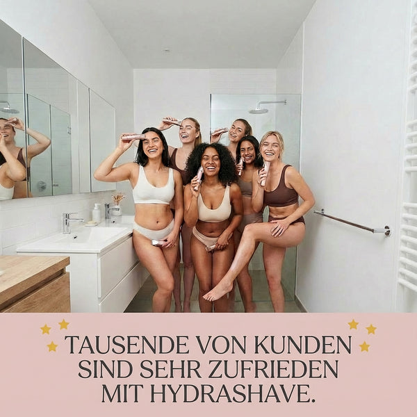 Sanfter Damenrasierer für glatte Haut